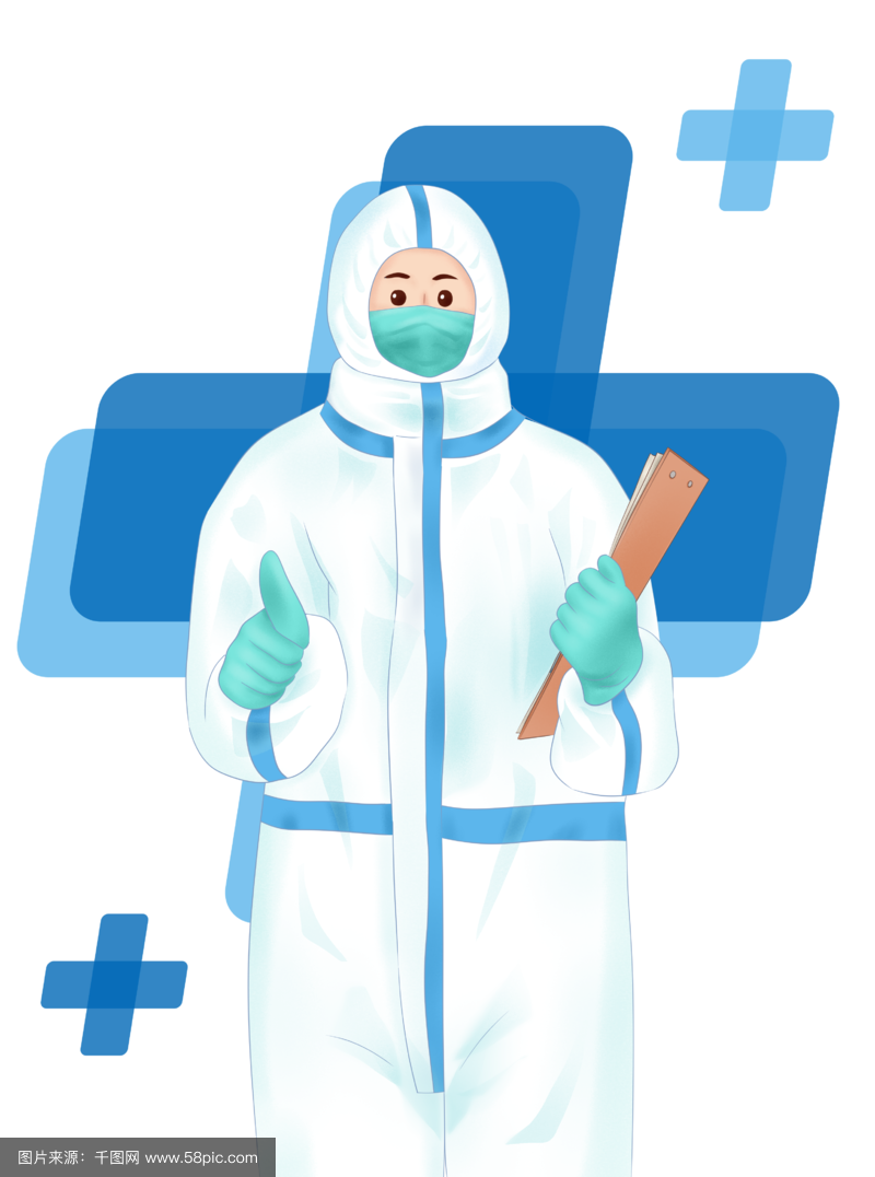 手繪卡通致敬“疫”線(xiàn)天使 防護(hù)服下的溫情守護(hù)